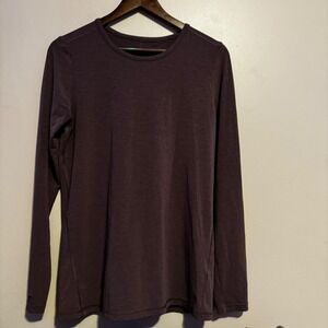 EASTERN MOUNTAIN SPORTS Tech Wick Womens Long Sleeve Athletic Top Purple Size S